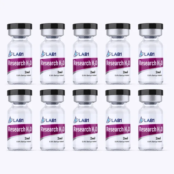 Research Water 2 mL Glass Vials, 10-Pack